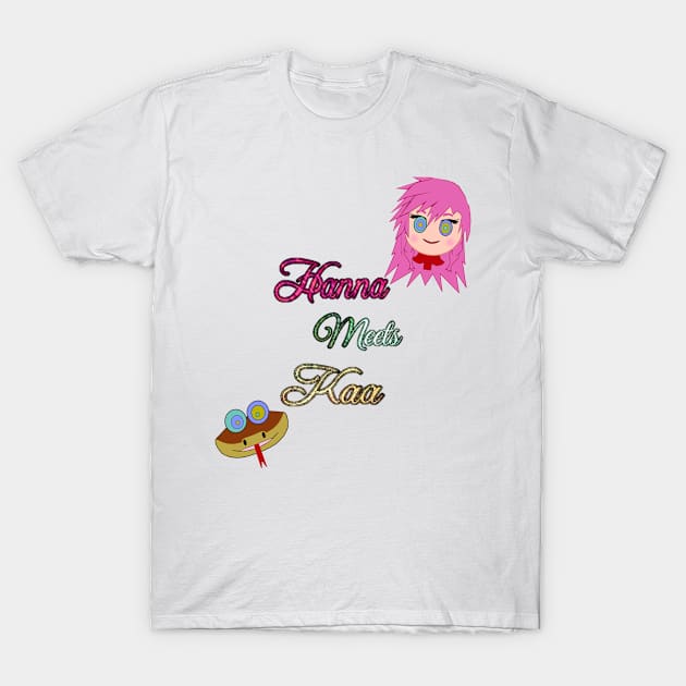 Title of HANNA MEETS KAA (3) T-Shirt by FFSteF09